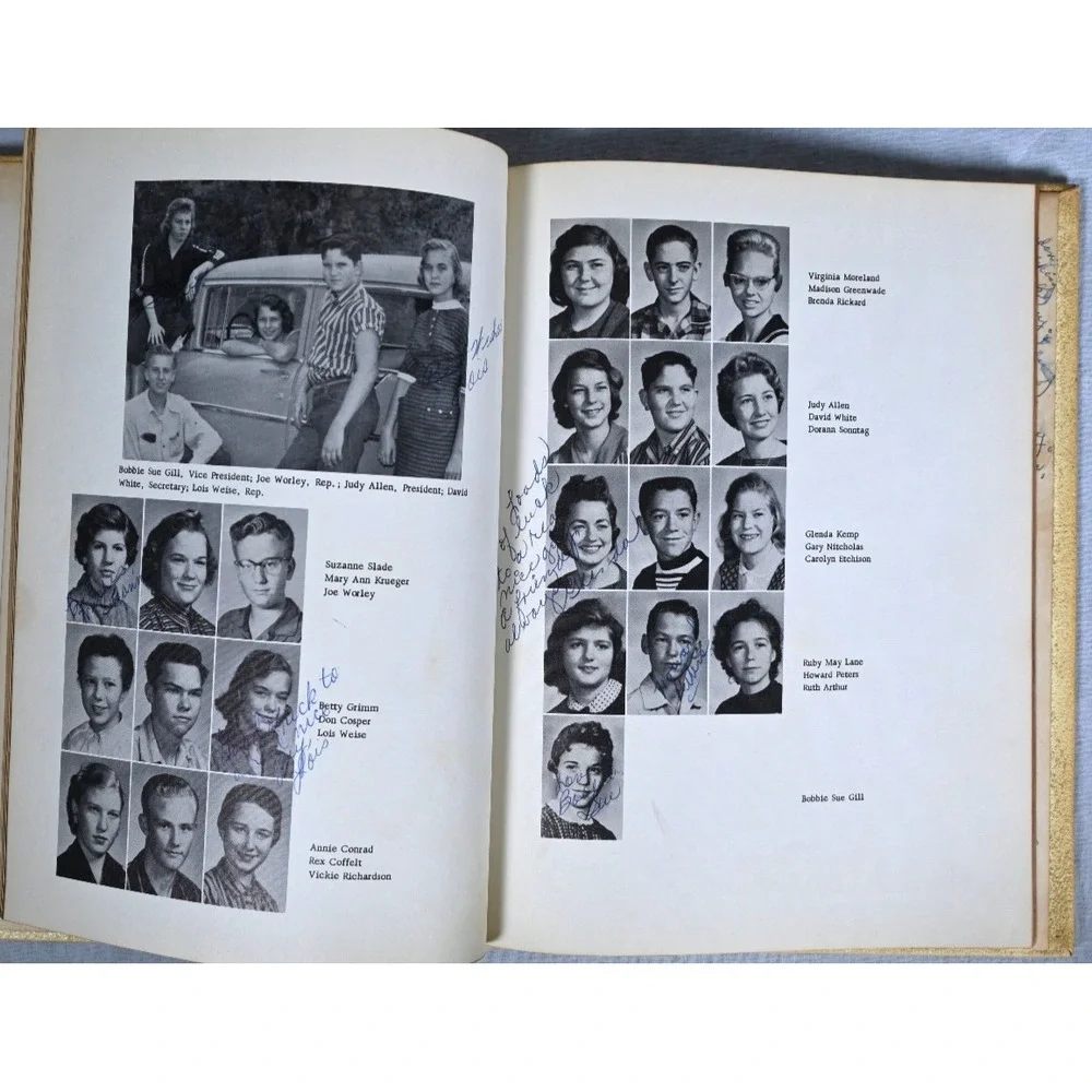 Meridian Texas School Yellow Jacket 1958 Yearbook